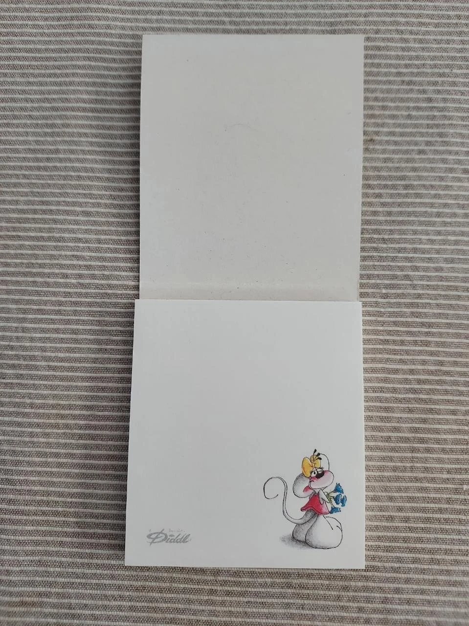** Diddl plak memo blokje post it nr 30 ** – photo 2